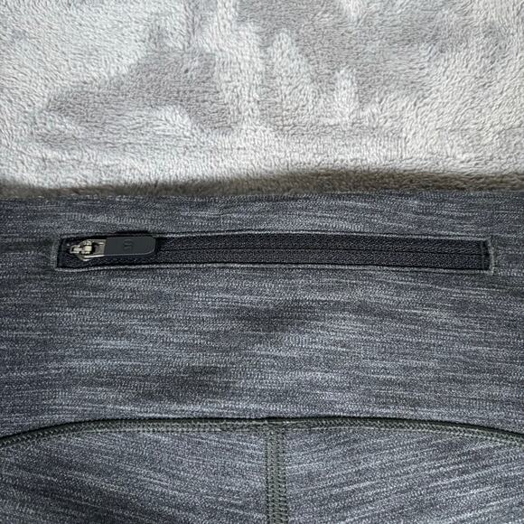 Lululemon Fast and Free Gray Leggings Size 4 High Rise - Picture 4 of 6